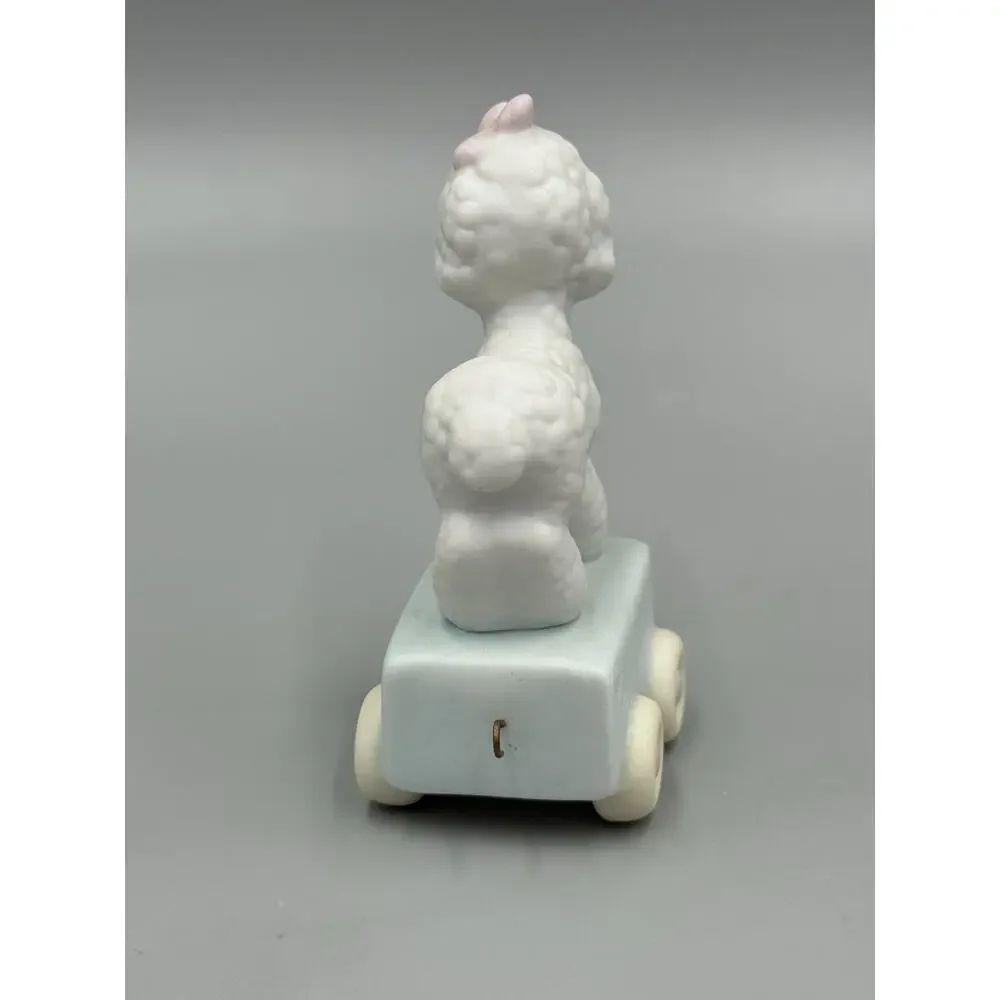 Vtg Precious Moments-Happy Birthday Little Lamb-1 YEAR OLD Birthday Train 15946